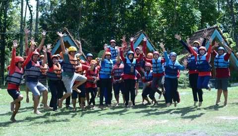 Groufie Rafting Banyuwangi